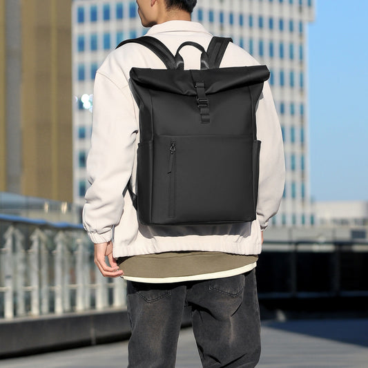 Men's Roll Top Leisure Large Capacity Commuter Computer Bags