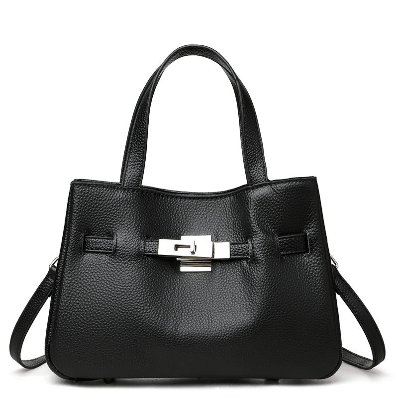 Comfortable Women's Spring Cowhide Fashion Portable Shoulder Bags