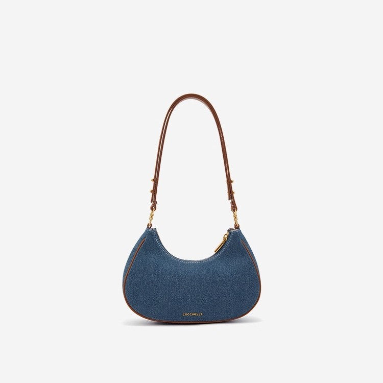 Attractive Fashion Denim Underarm Simple Niche Women's Shoulder Bag