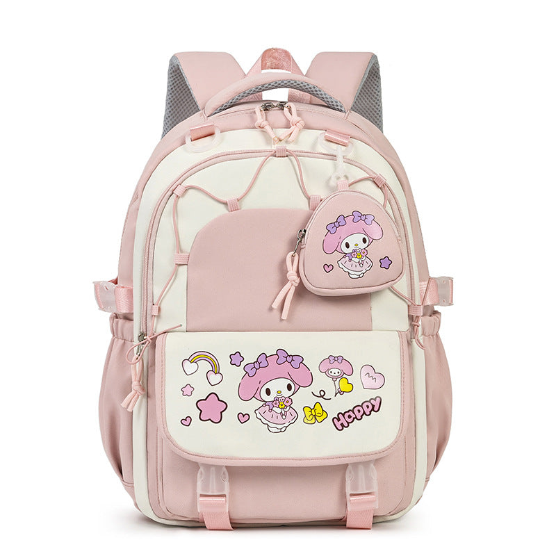 Matching Cross Rope Pencil Badge Female Large Capacity Commuter Backpacks