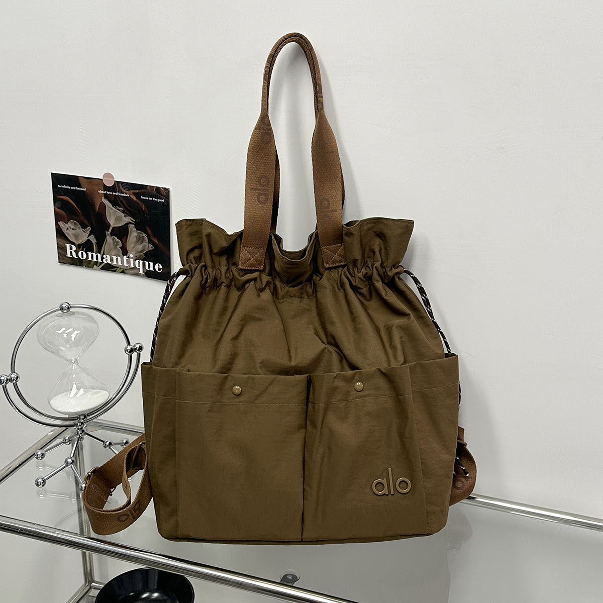 Women's Drawstring Cloud Nylon Large Capacity Fashion Backpacks