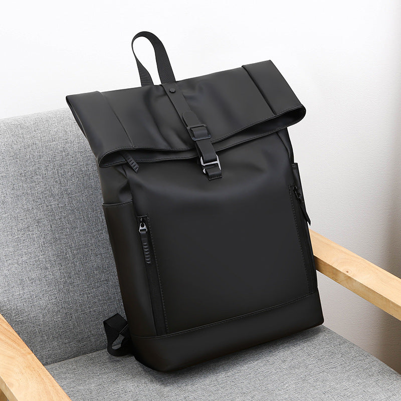 Men's & Women's Roll Top Waterproof Computer Commuter Large Capacity Business Backpack