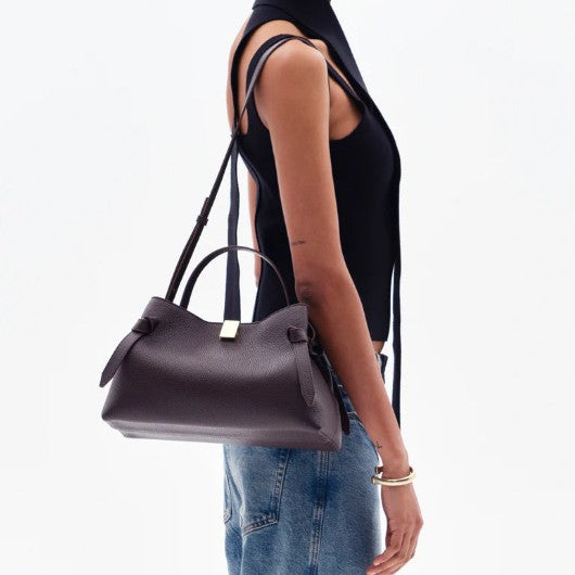 Pan-fried Meat Dumplings Authentic Leather Tactile Feel Women's Handbag