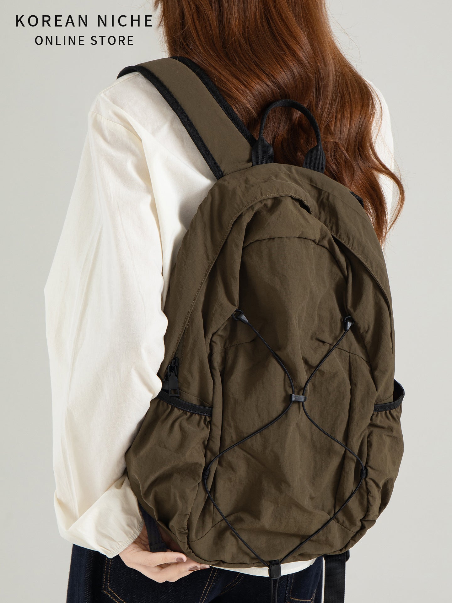 Korean Niche Design Large Capacity Commuter Female Backpacks