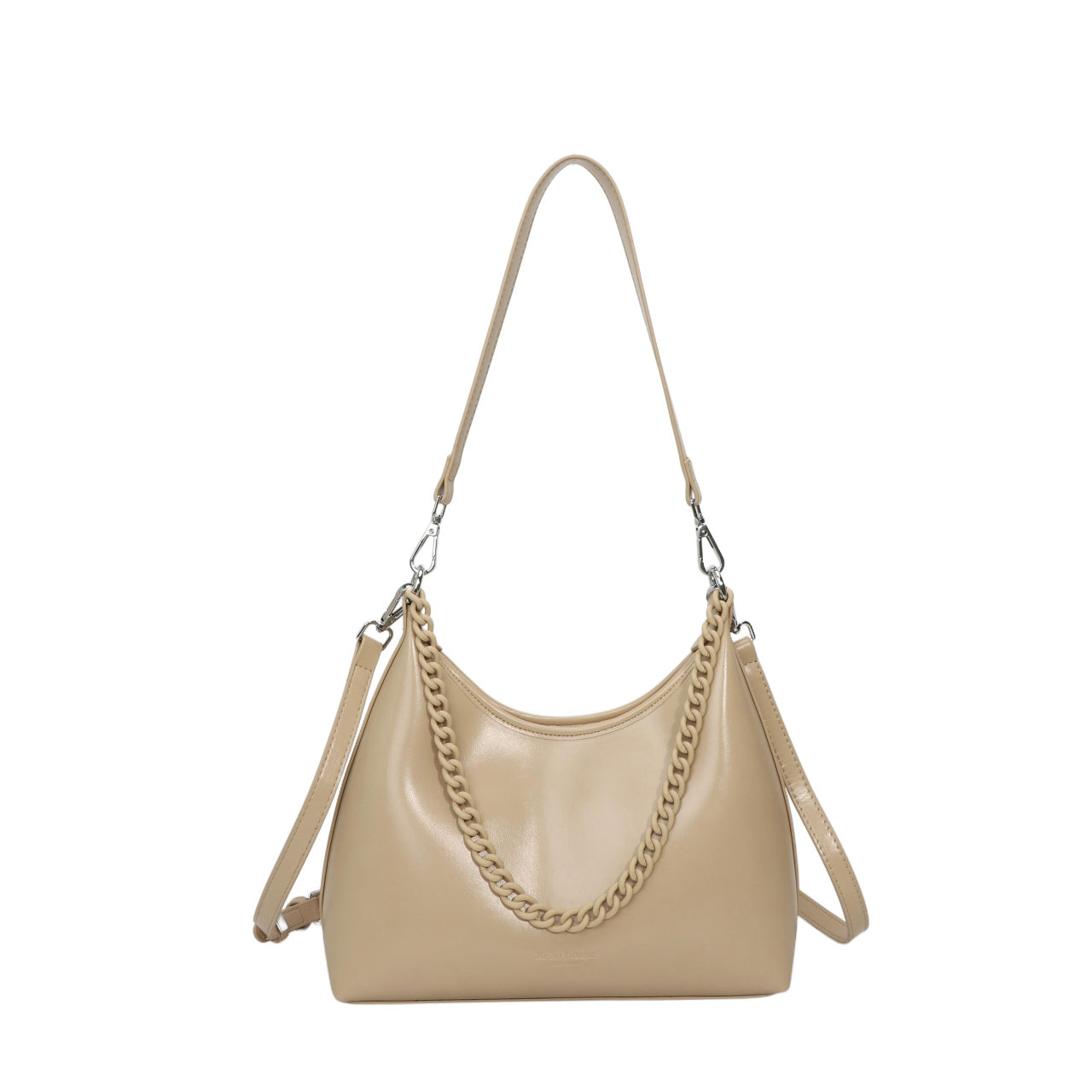 Women's Capacity Soft Leather Textured Retro Affordable Luxury Simple Underarm Bag