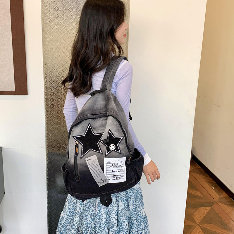Color Matching Soft Ruffle Material Waterproof Bags
