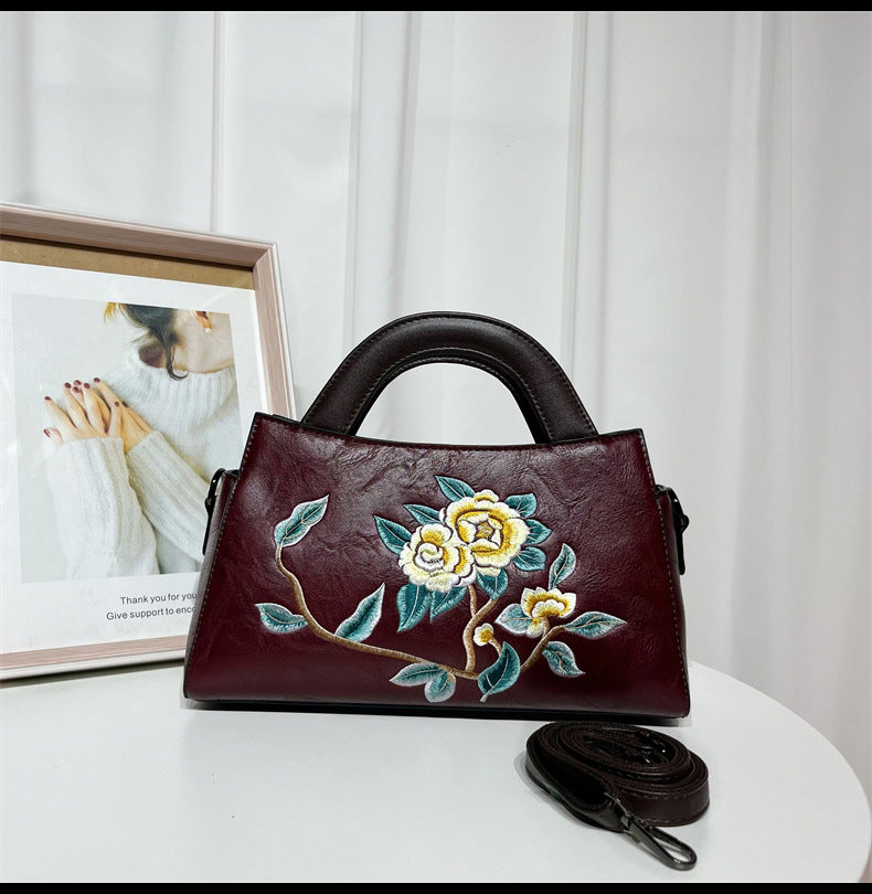 Embroidered Chinese Style National Cheongsam Matching Retro Bags