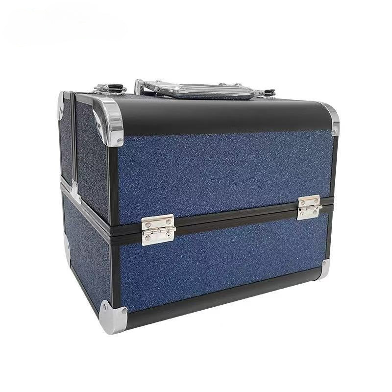 Aluminum Alloy Makeup Box Tattoo Embroidery Nail Beauty Eyelash Toolbox Cosmetic Cases