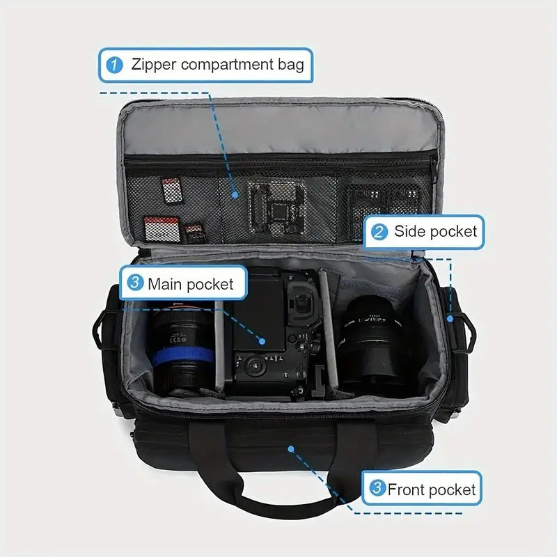 Portable Large Capacity Household Reverse Storage Photography Pack