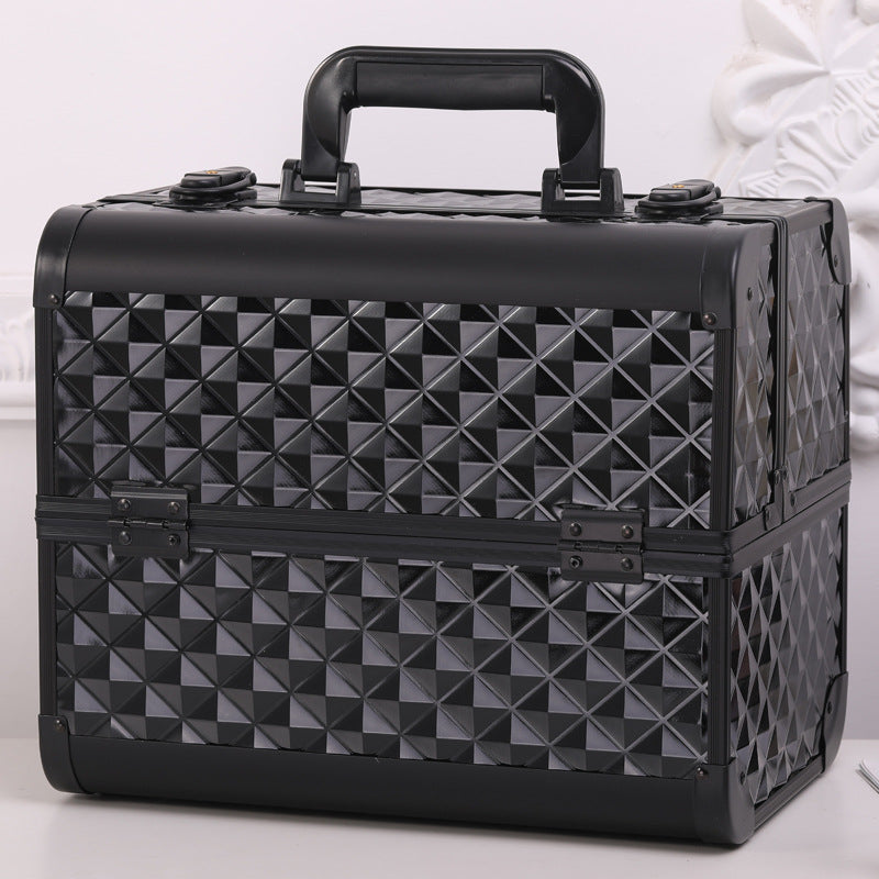 Tattoo Toolbox Large Capacity Makeup Fixing Artist Eyelash Beauty Manicure Cosmetic Case