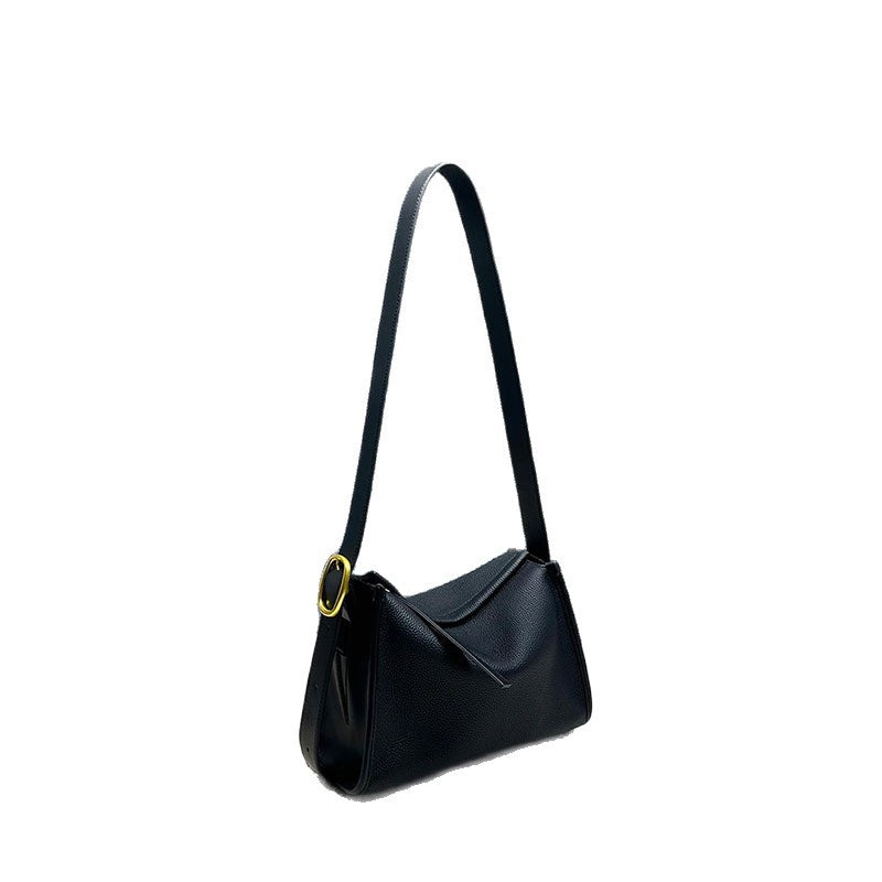 Women's Genuine Leather High-grade Pillow First Layer Cowhide Large Women's Shoulder Bag