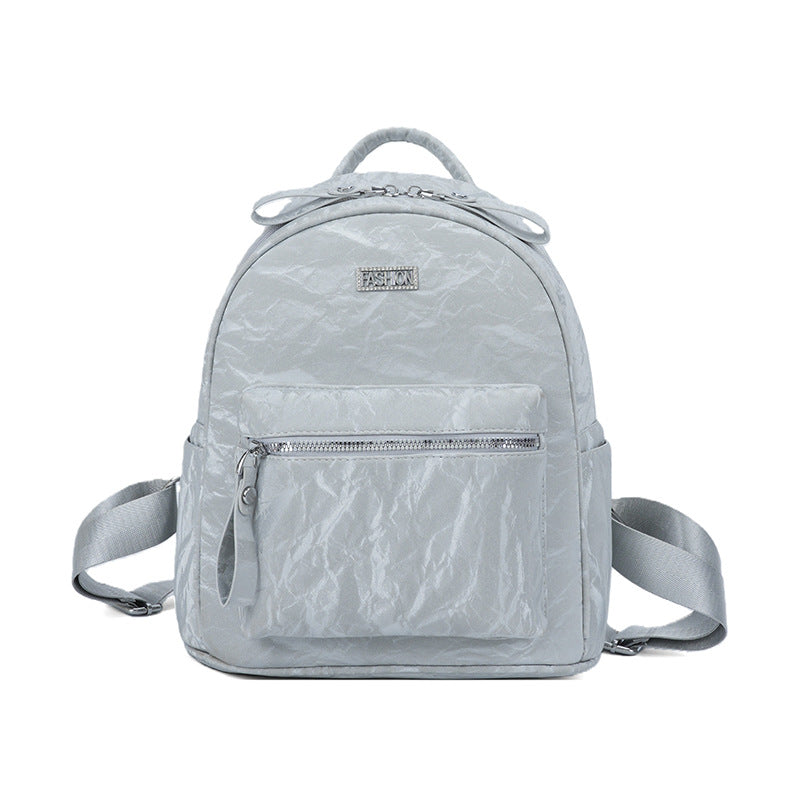 National Style Imitation Fabric Female Trend Leisure Backpacks