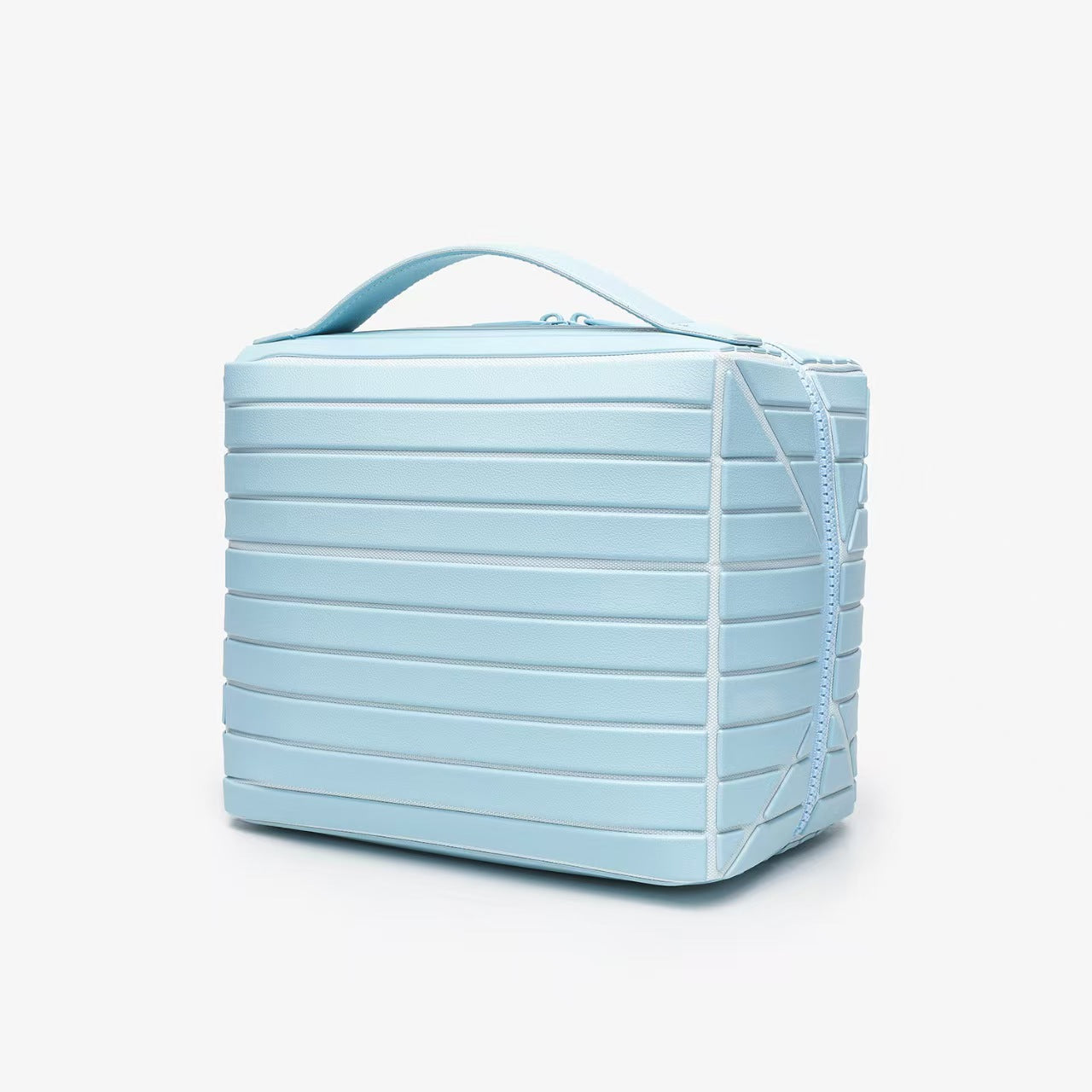 Practical Large Capacity Beautiful Storage Commuter Striped Three-dimensional Makeup Bag