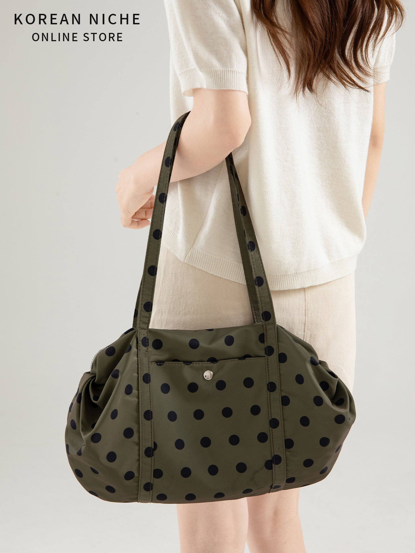 Korean High-grade Polka Dot Design Versatile Bags
