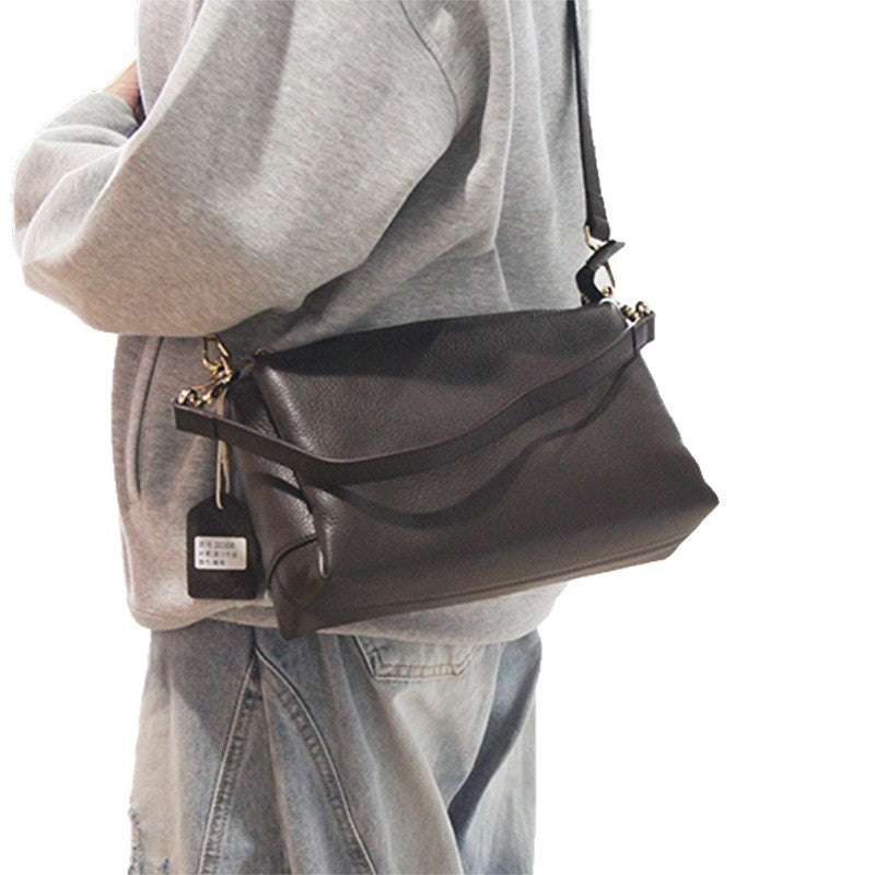 Korean Style Versatile Soft Leather High-grade Women's Messenger Bag