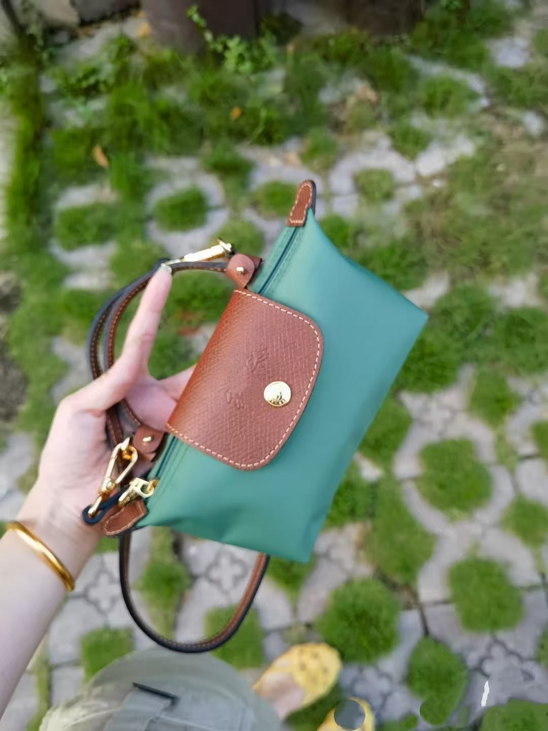 Women's French Nylon Dumpling Mini Single Bags