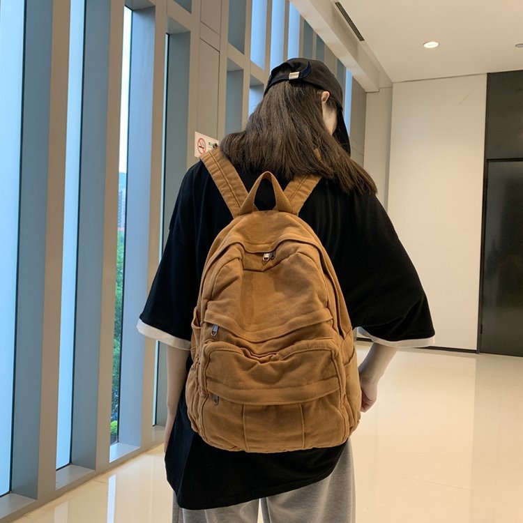 Women's Retro Large Capacity Simple High Fashion Backpacks