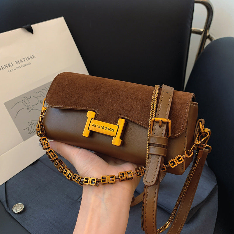 Women's Chain Underarm Versatile Vintage High Sense Bags