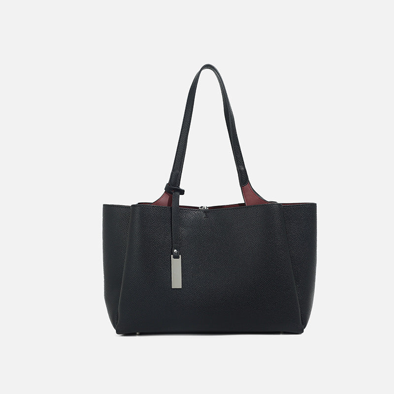 Cool Women's Genuine Leather Retro High-grade Tote Bags