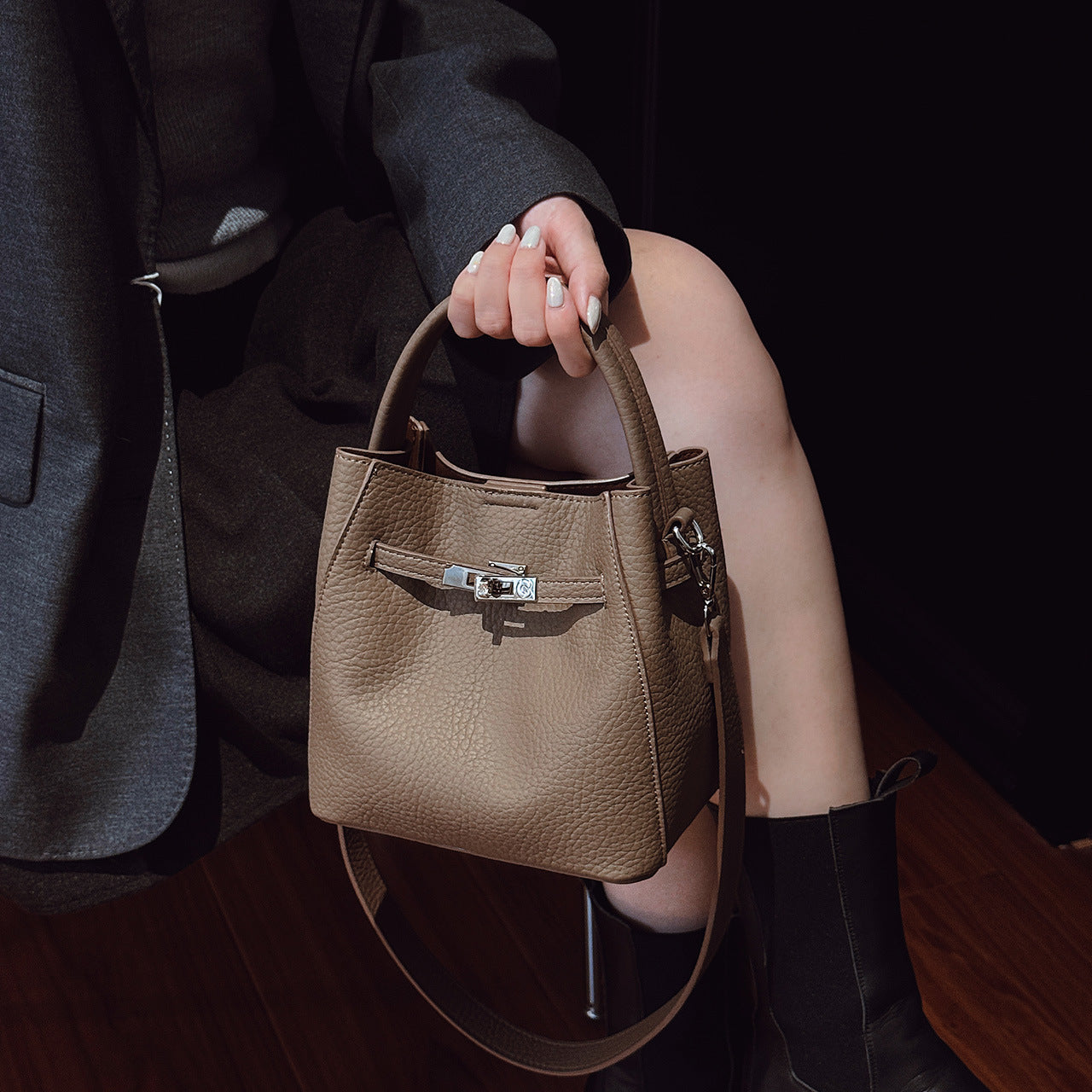 Winter Fashion Sense Design Vegetable Basket Handbags