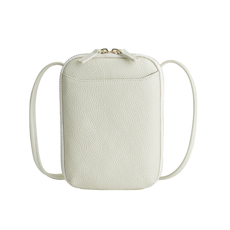 Women's Style Niche Genuine Leather Trendy Simple Mobile Phone Bag