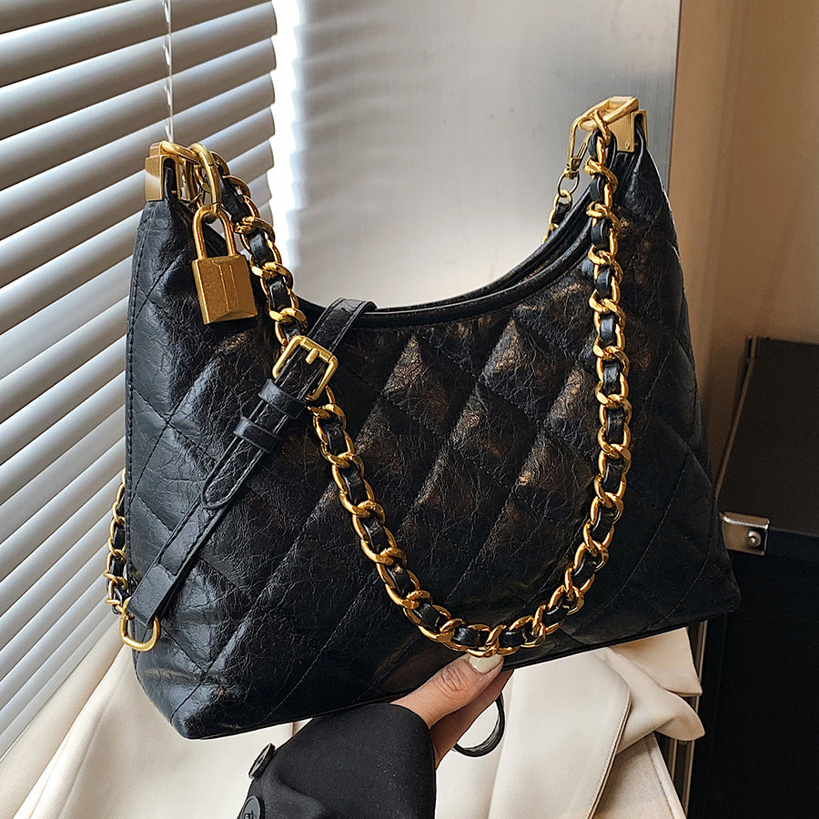 Women's Design Light Luxury Fashion Rhombus Chain Bags