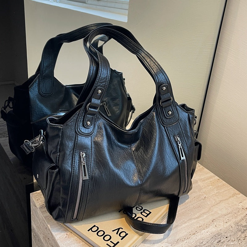 Women's Commuter Retro Large Capacity Fashion Simple Women's Messenger Bag