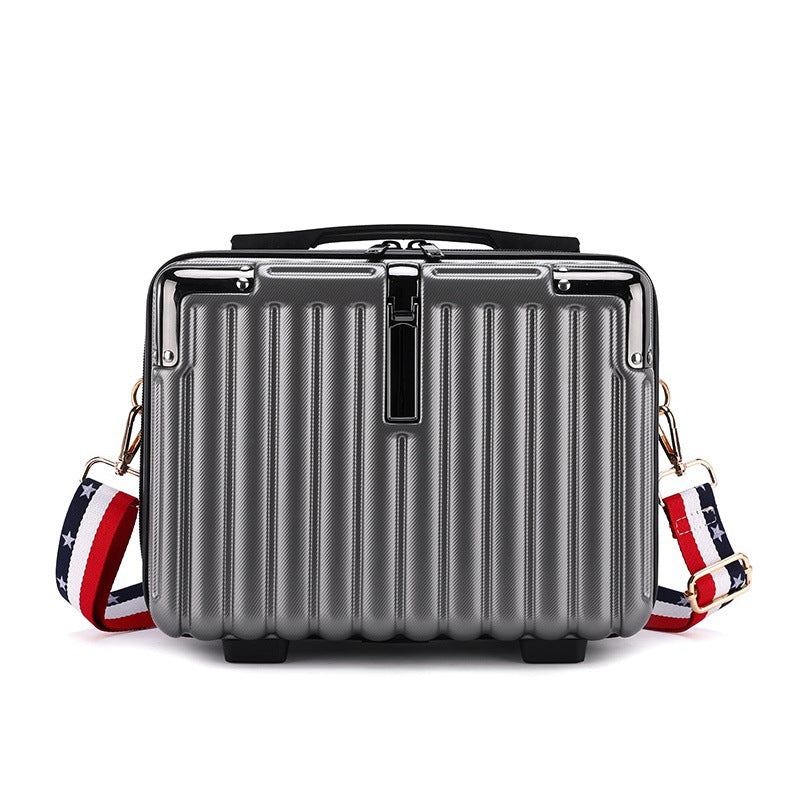 Cool Suitcase Inch Hook Unisex Simple Cosmetic Case
