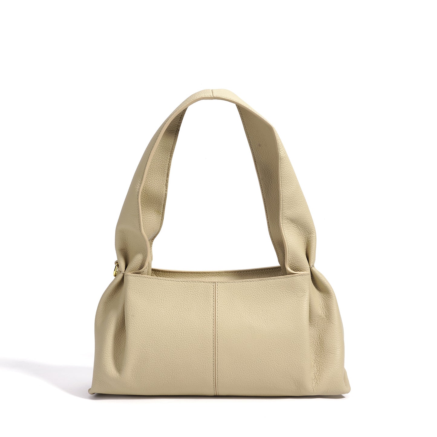 Korean Style Design Genuine Leather Commuter High-grade Cloud Baguette Shoulder Bags