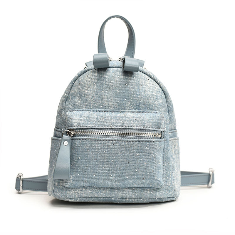 Women's Class Female Korean Fashion Denim Trendy Summer Women's Backpack