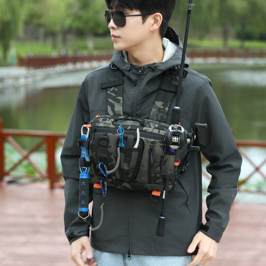 Multifunctional Cross-country Running Pouch Portable Hiking Cycling Vest Lure Sports Backpack