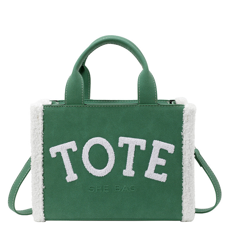 Pretty Classic Slouchy Letter Temperament Wild Women's Shoulder Bag