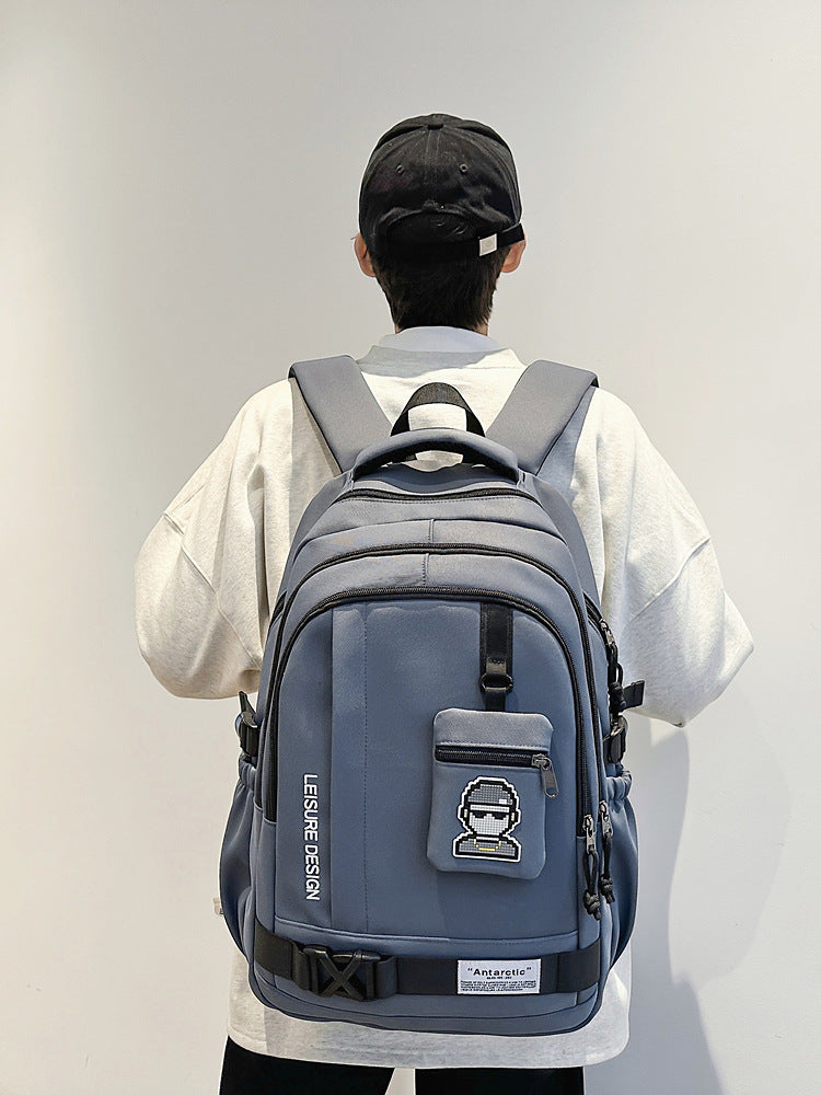 Men's Large Capacity Fashion Computer Commuter Junior Bags
