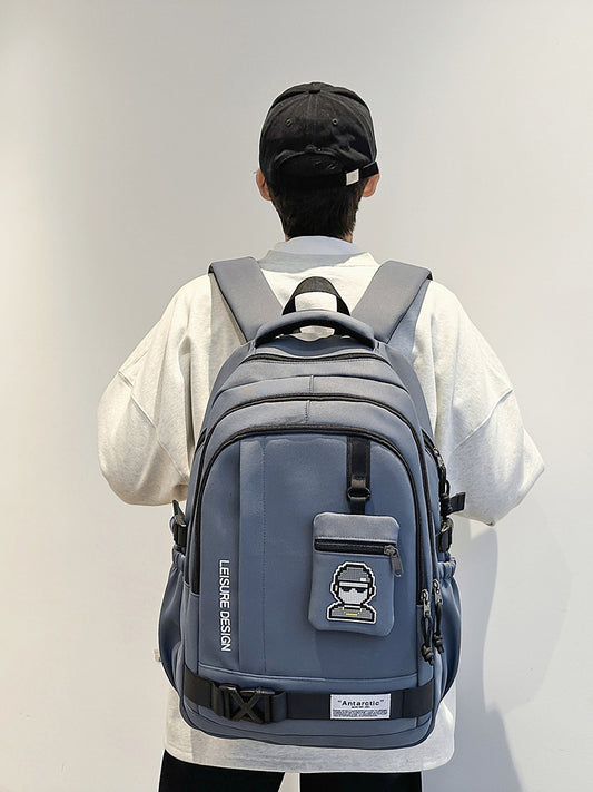Men's Large Capacity Fashion Computer Commuter Junior Bags
