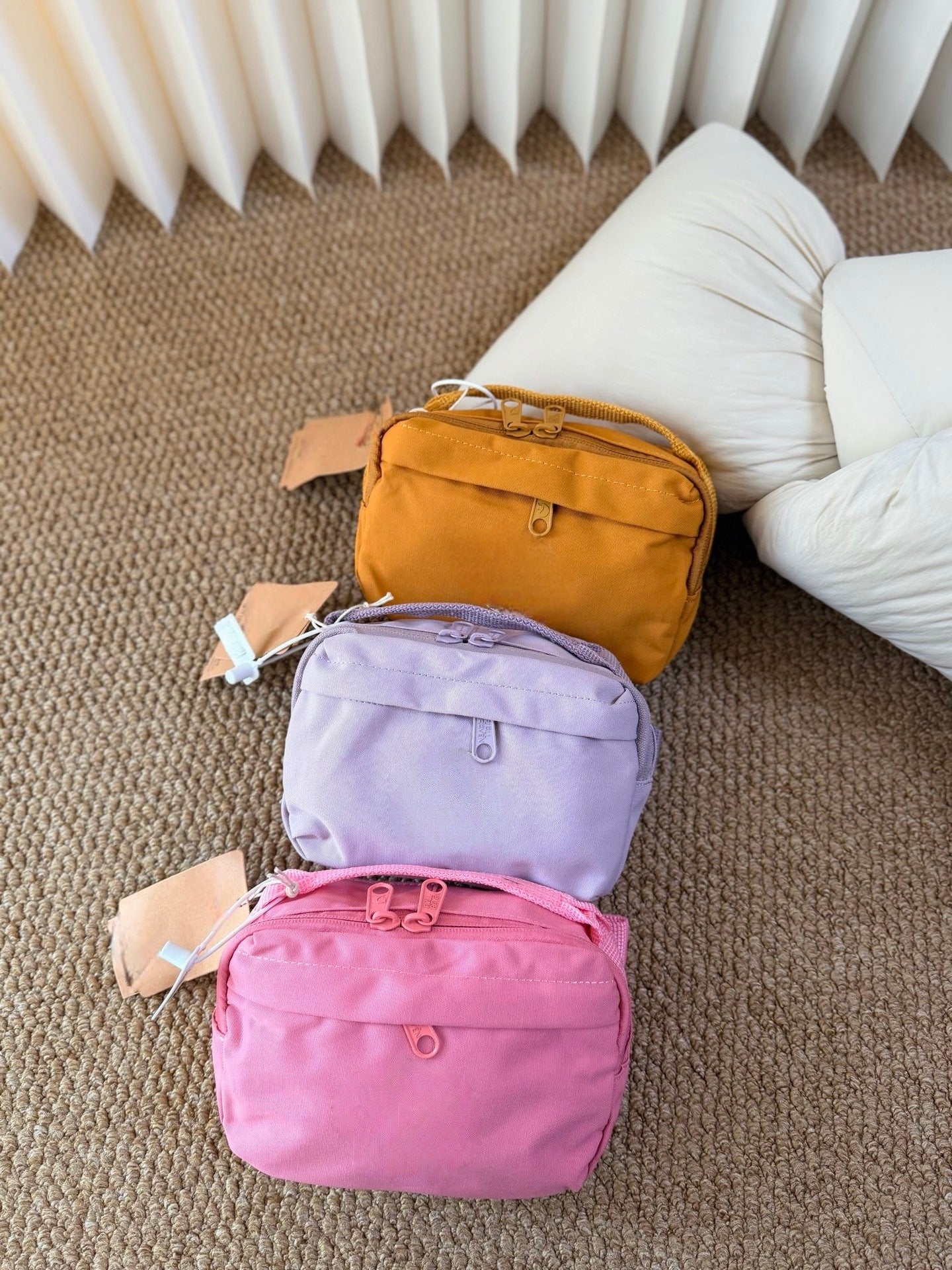 Capacity Dopamine Color Nylon Waterproof Lightweight Simple Bags