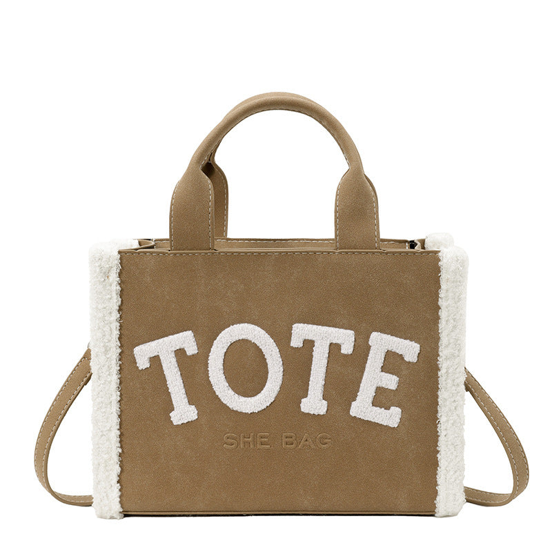 Pretty Classic Slouchy Letter Temperament Wild Women's Shoulder Bag