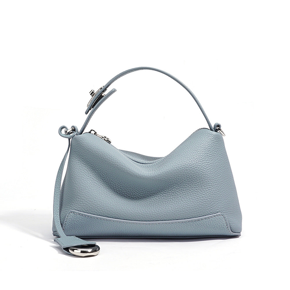 Women's French Style Cowhide Pillow High Sense Bags