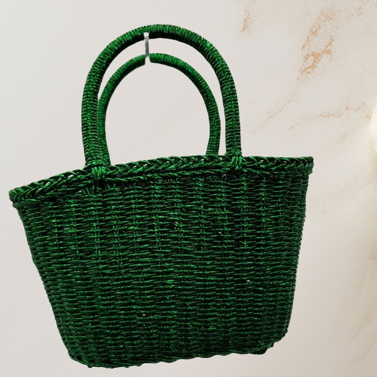 Women's Portable Fashion Hand-woven Shopping Date Underarm Bags