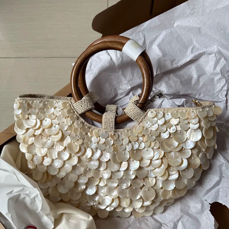 Women's High-grade Handmade Natural Shell Fairy For Niche Women's Handbag