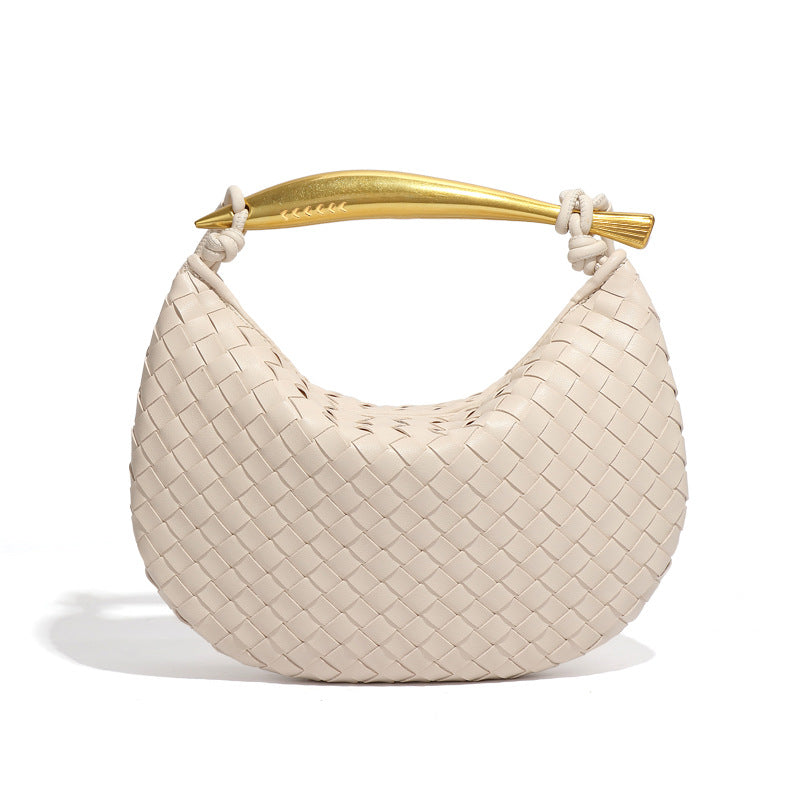 Sardine Woven Metal Underarm Portable Dumpling Women's Shoulder Bag