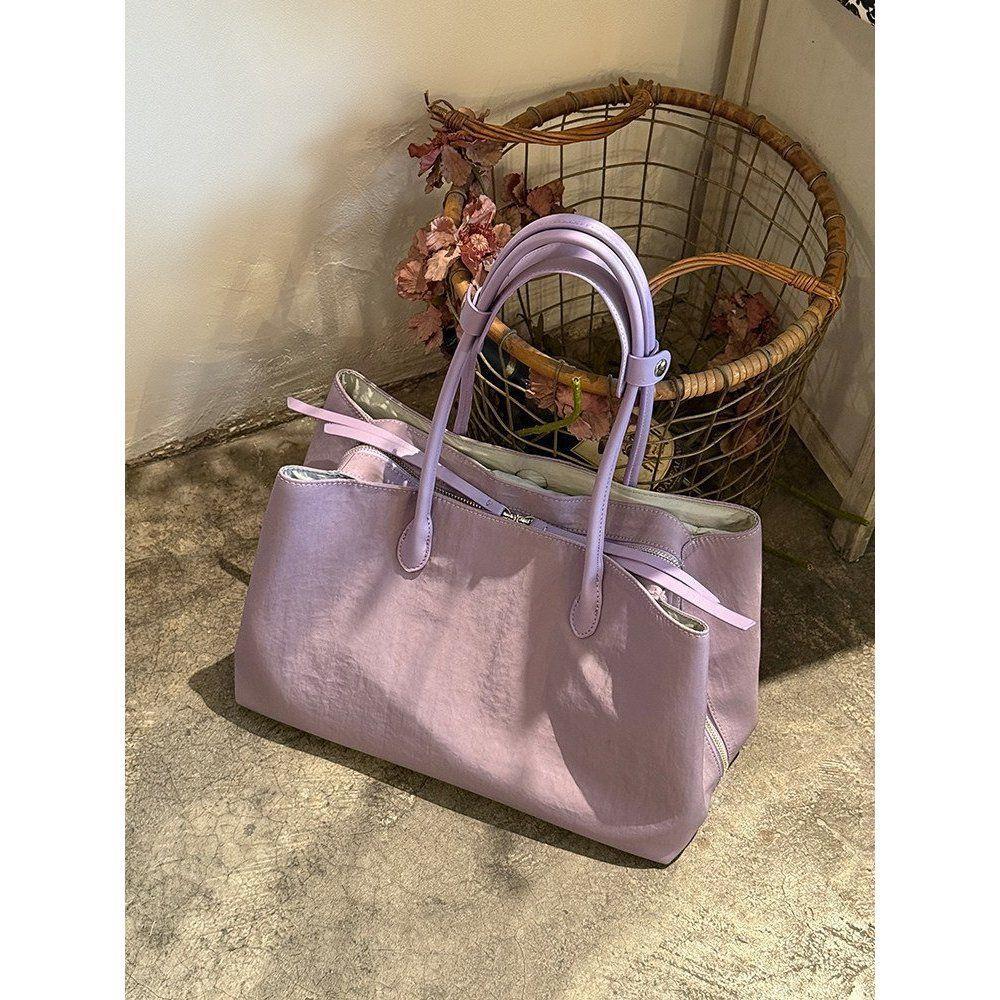 Women's Large Capacity Waterproof Nylon High-grade Simple Tote Bags