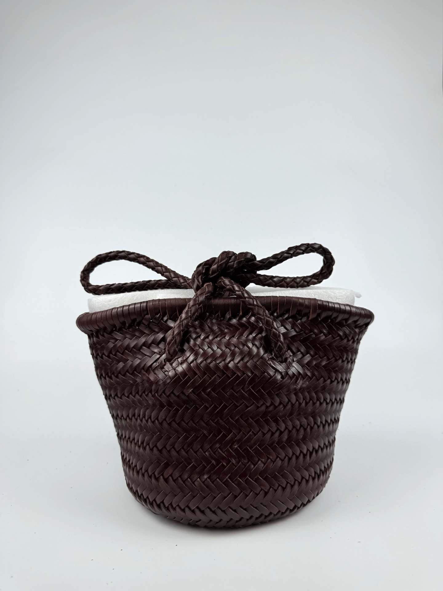 Z Home First Layer Cowhide Woven Bags