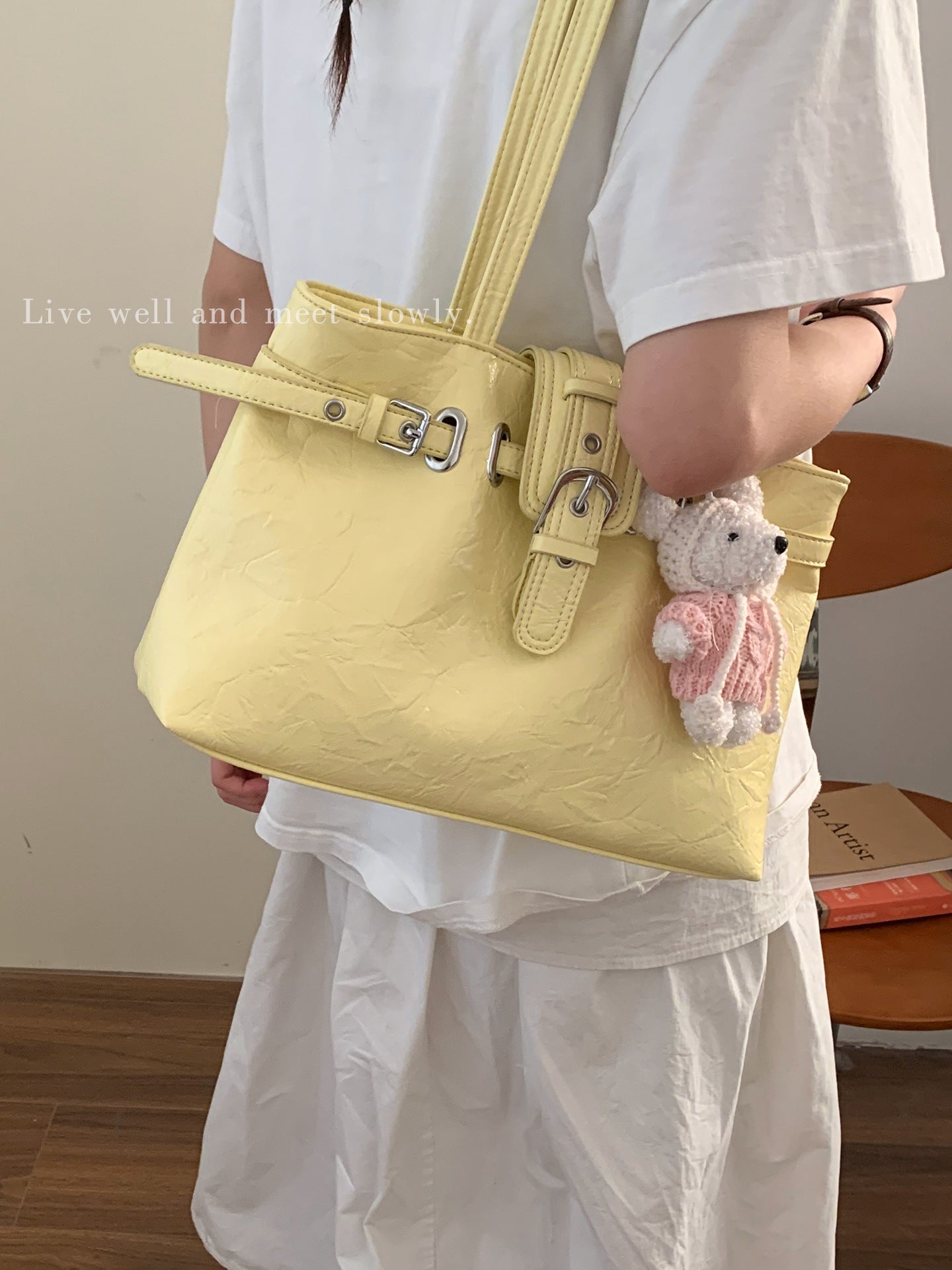 Women's Korean Underarm Summer Simple Commuter Tote Bags