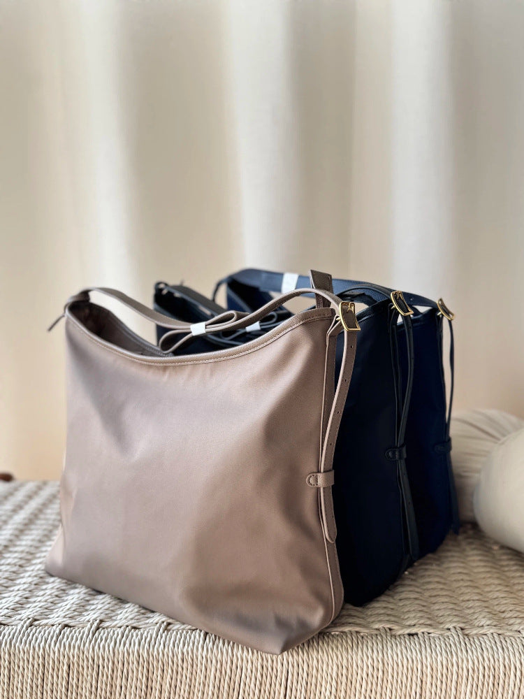 Contrast Color Canvas Design Mobile Retro Underarm Bag