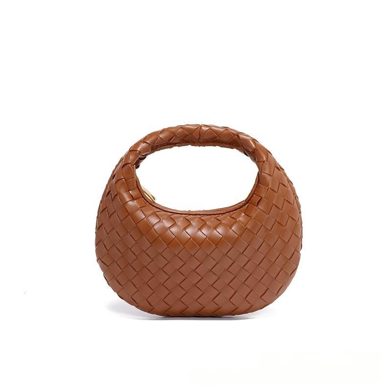 Women's Hand-woven Dumpling Light Luxury Minority High-grade Underarm Selenodont Women's Handbag