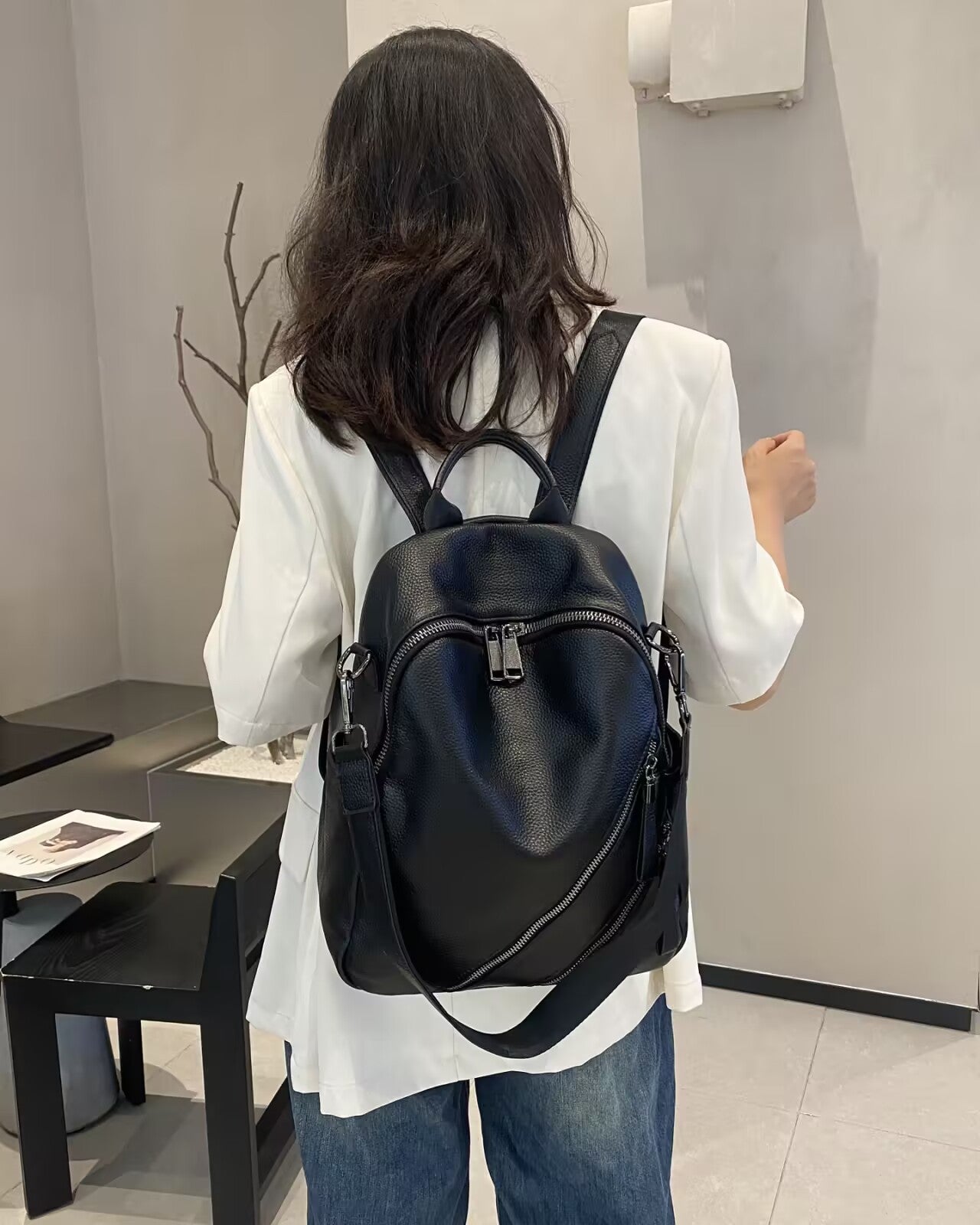 Women's Lightweight Mini Design Soft Leather For Bags