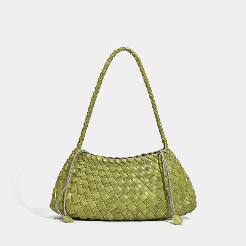 Women's Versatile Retro Vacation Style Portable One Underarm Bag