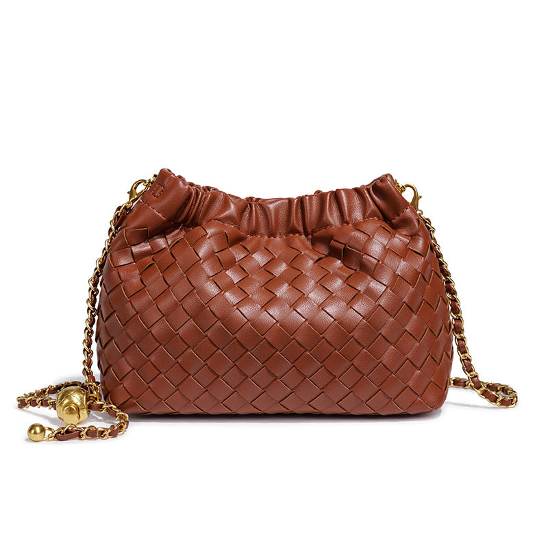 Women's High-grade Diamond Cloud Hand-woven Fashion Simple Bags