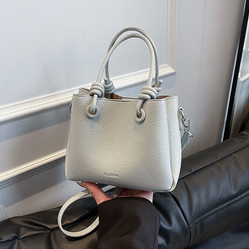 Versatile Spring Leisure Korean Style Fashionable High-grade Bucket Bag