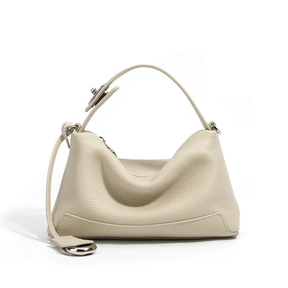 Women's French Style Cowhide Pillow High Sense Bags